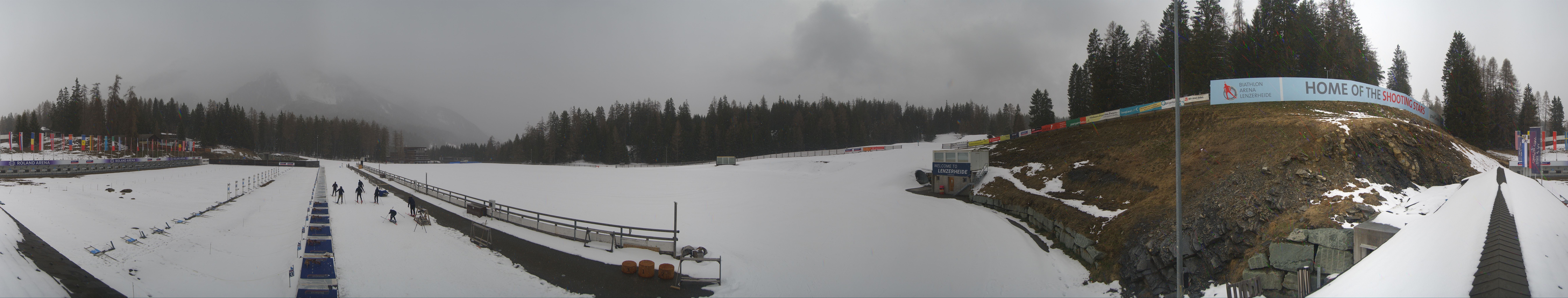 Archiv Foto Webcam Lenzerheide Biathlon Arena