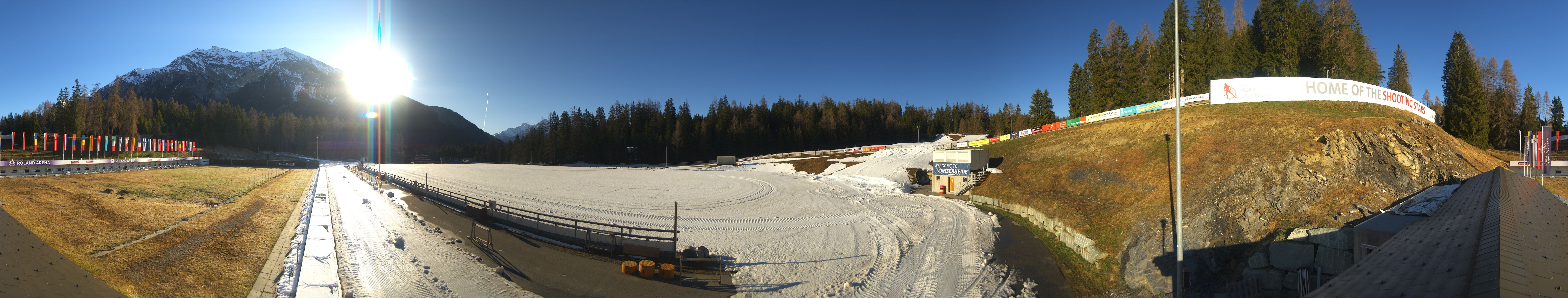 Archiv Foto Webcam Lenzerheide Biathlon Arena