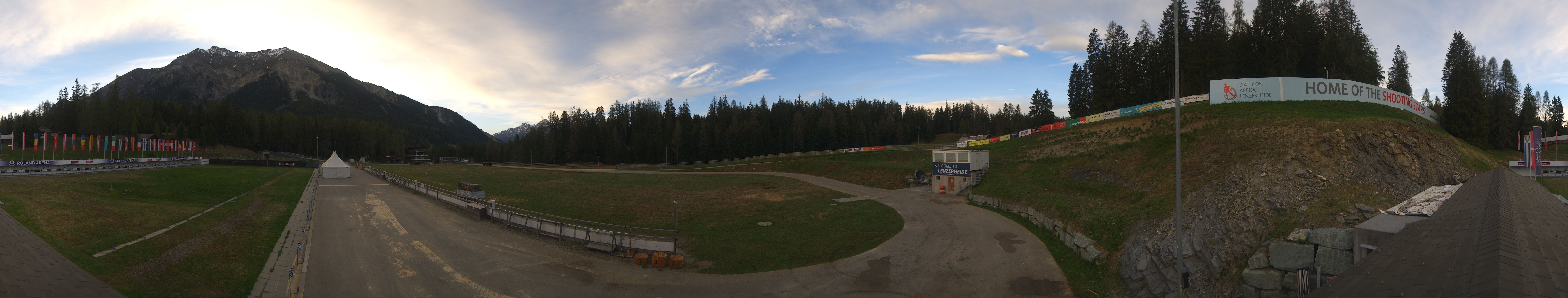 Archived image Webcam Biathlon Arena in Lenzerheide