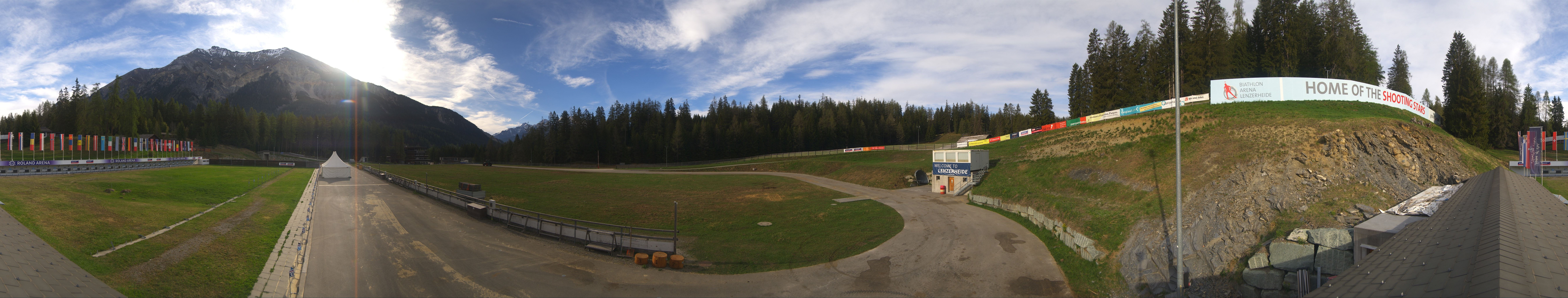 Archived image Webcam Biathlon Arena in Lenzerheide