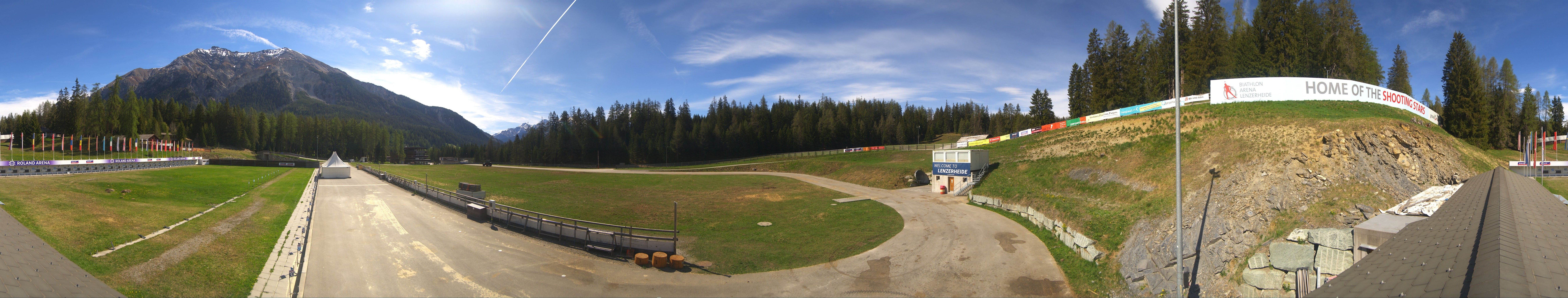 Archived image Webcam Biathlon Arena in Lenzerheide