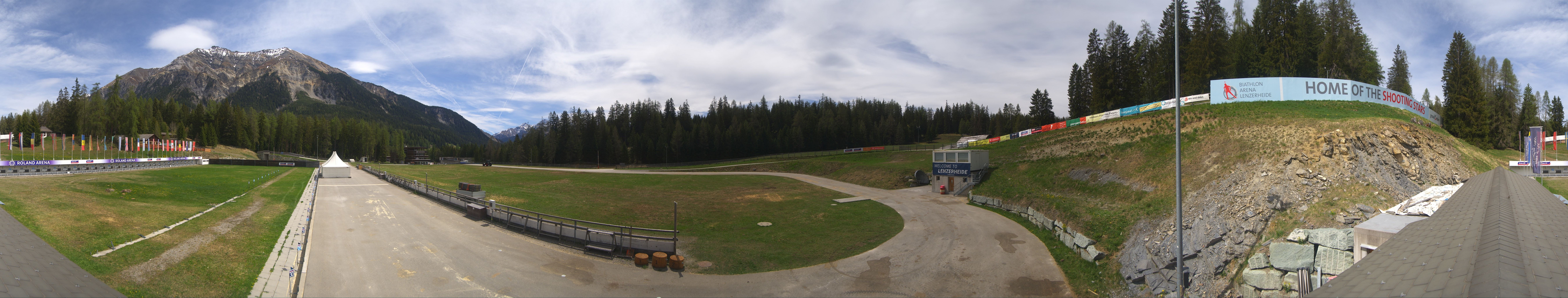 Archived image Webcam Biathlon Arena in Lenzerheide
