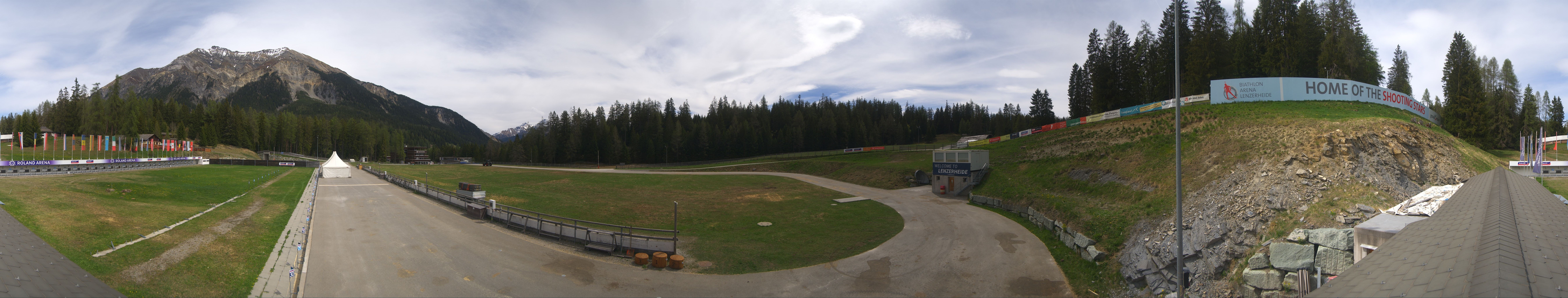 Archived image Webcam Biathlon Arena in Lenzerheide
