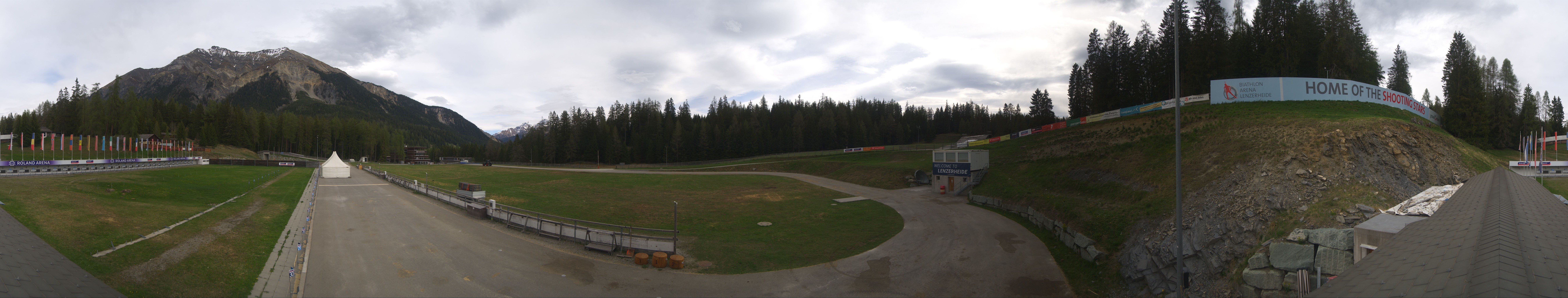 Archived image Webcam Biathlon Arena in Lenzerheide