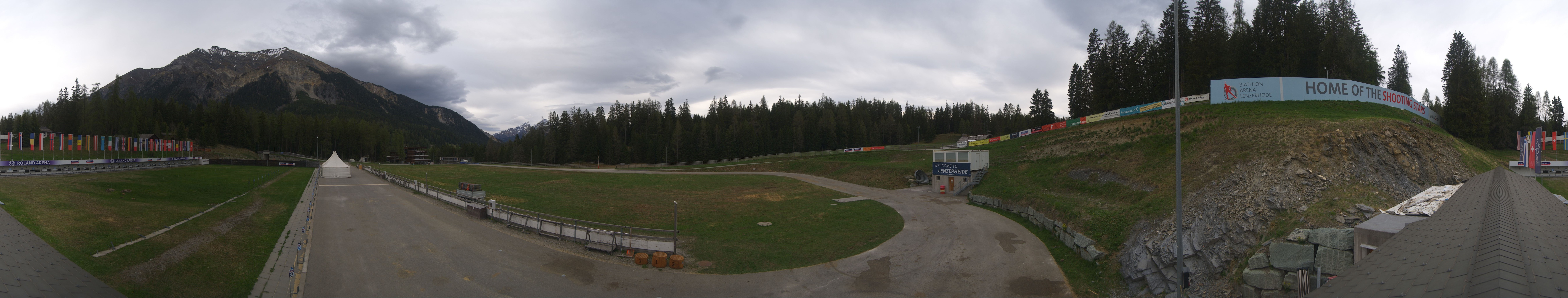 Archived image Webcam Biathlon Arena in Lenzerheide