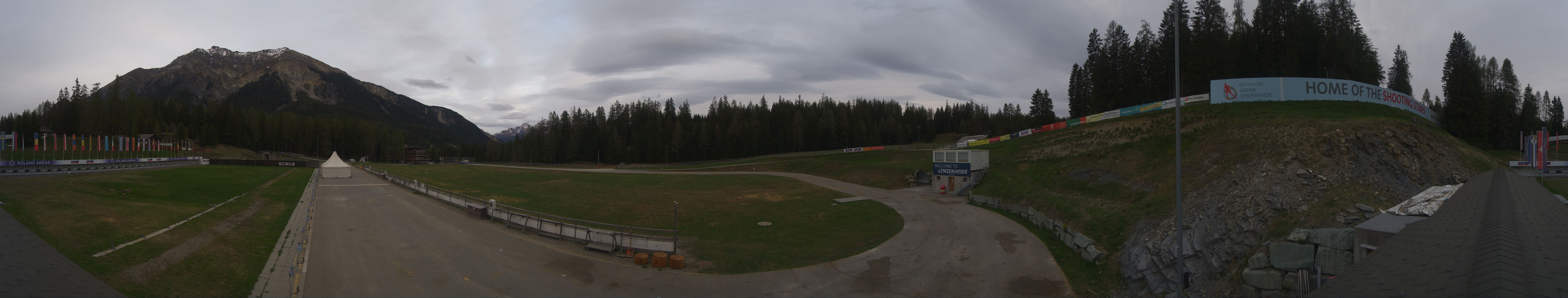 Archived image Webcam Biathlon Arena in Lenzerheide