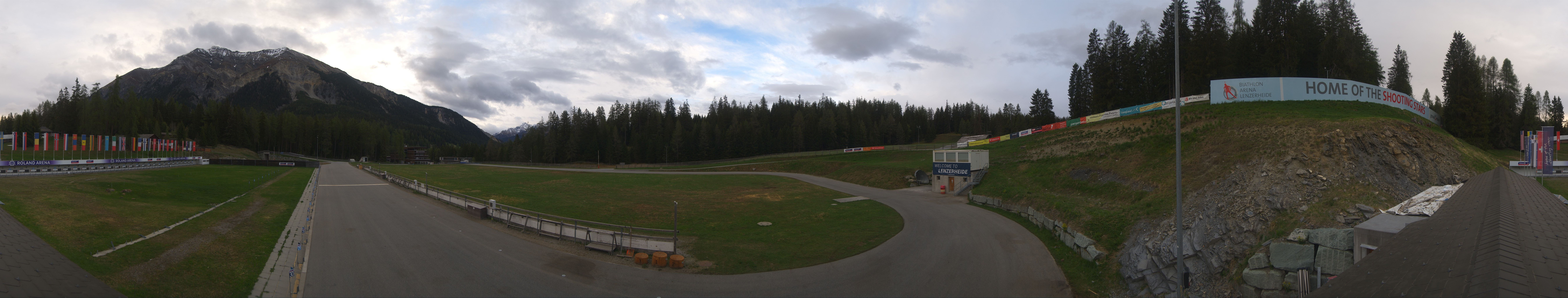 Archived image Webcam Biathlon Arena in Lenzerheide