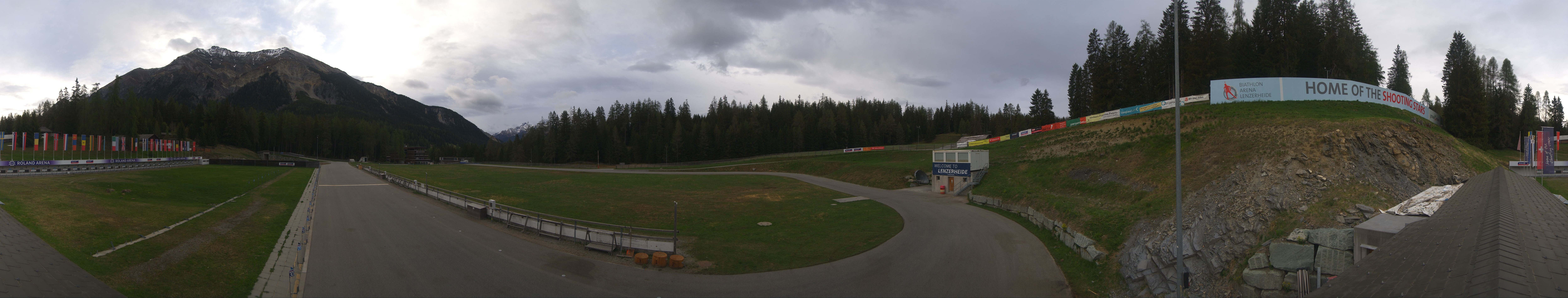 Archived image Webcam Biathlon Arena in Lenzerheide