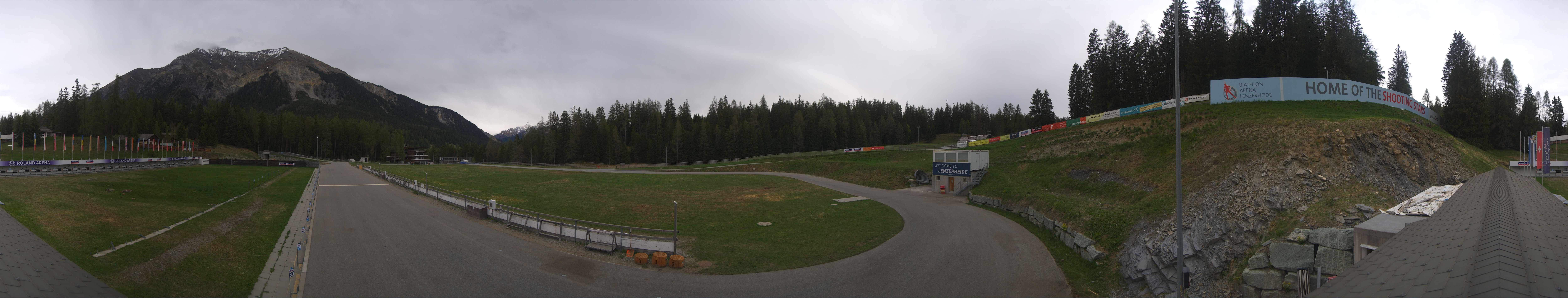Archived image Webcam Biathlon Arena in Lenzerheide