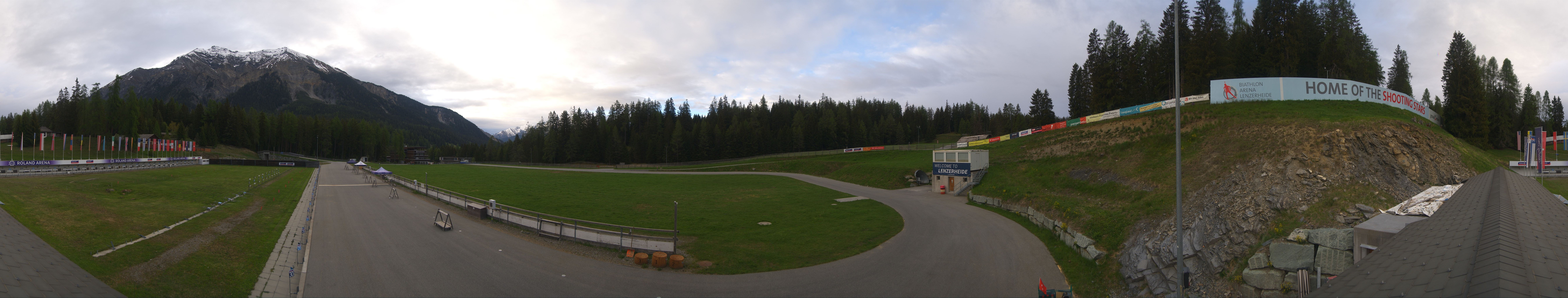 Archived image Webcam Biathlon Arena in Lenzerheide