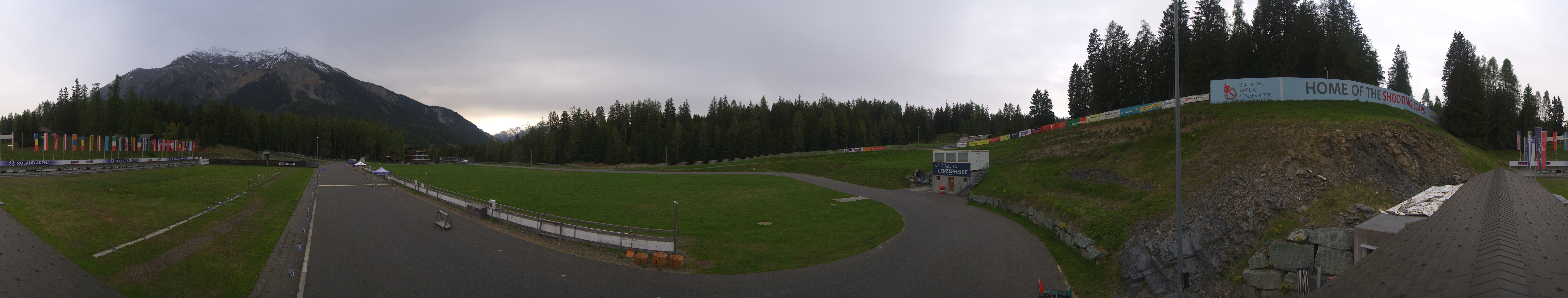 Archived image Webcam Biathlon Arena in Lenzerheide