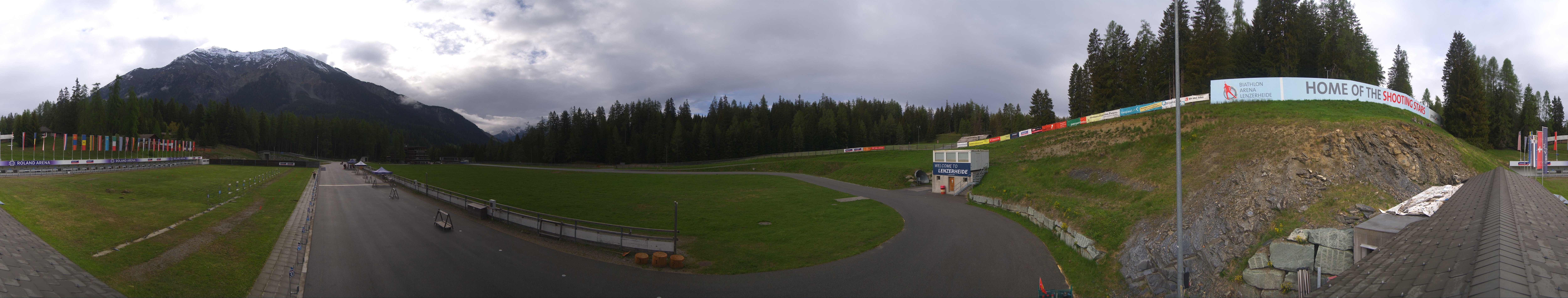 Archived image Webcam Biathlon Arena in Lenzerheide