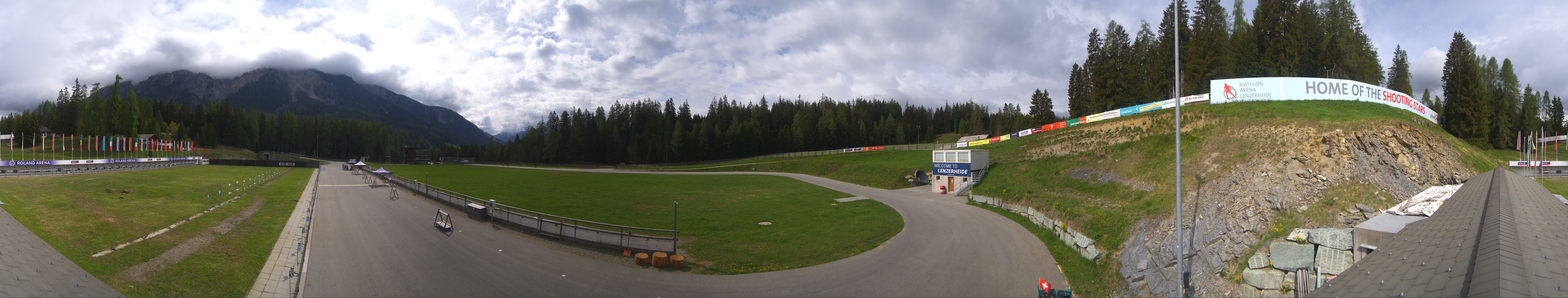 Archived image Webcam Biathlon Arena in Lenzerheide