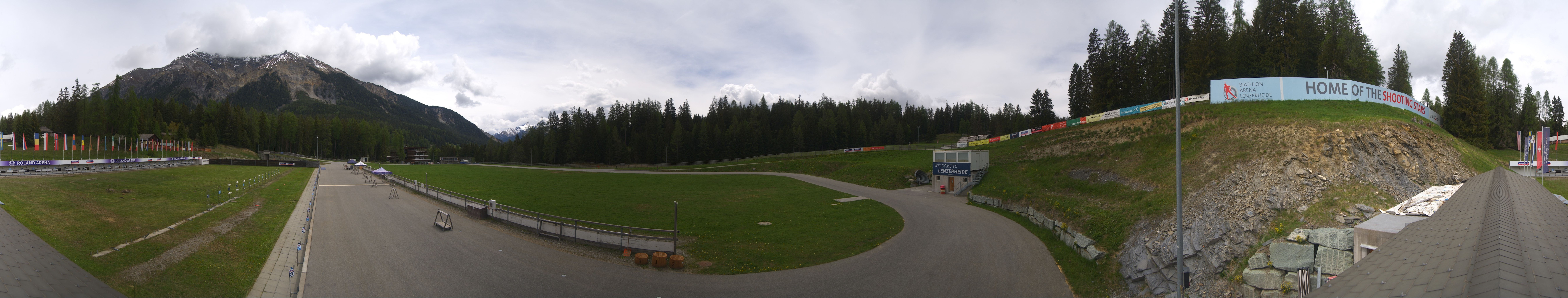 Archived image Webcam Biathlon Arena in Lenzerheide