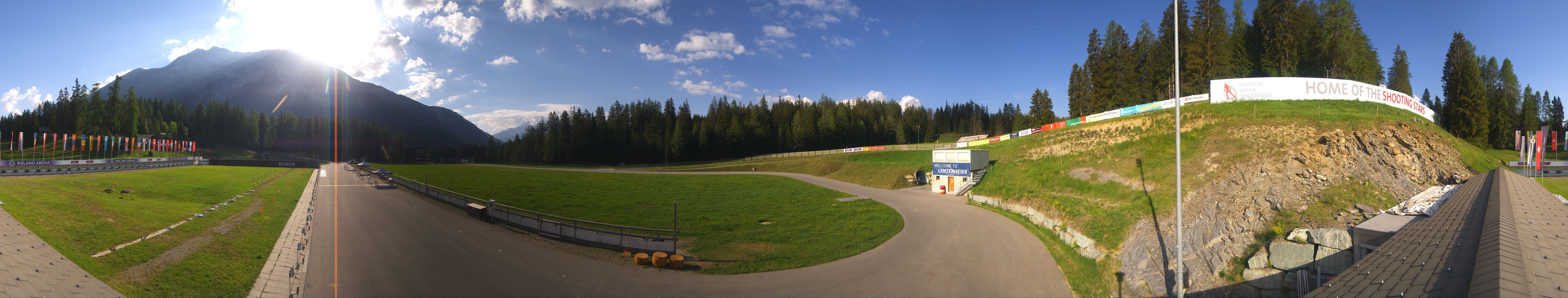 Archiv Foto Webcam Lenzerheide Biathlon Arena