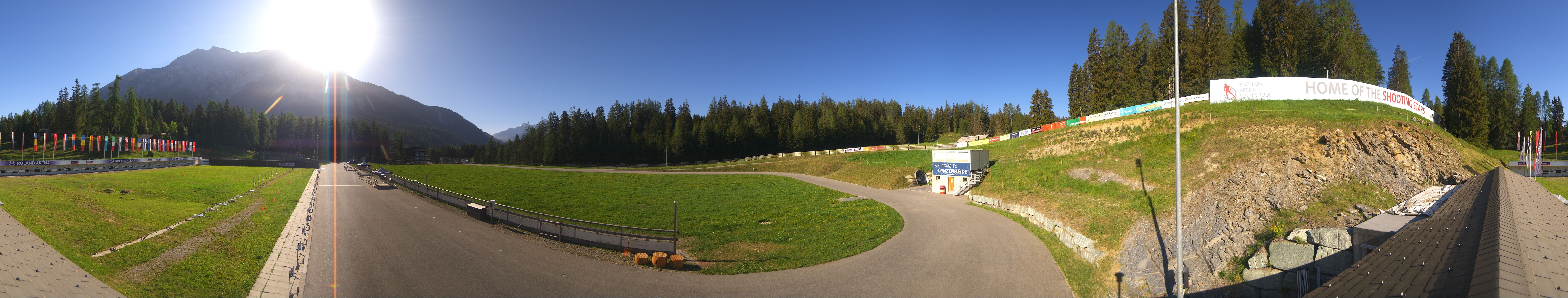 Archiv Foto Webcam Lenzerheide Biathlon Arena