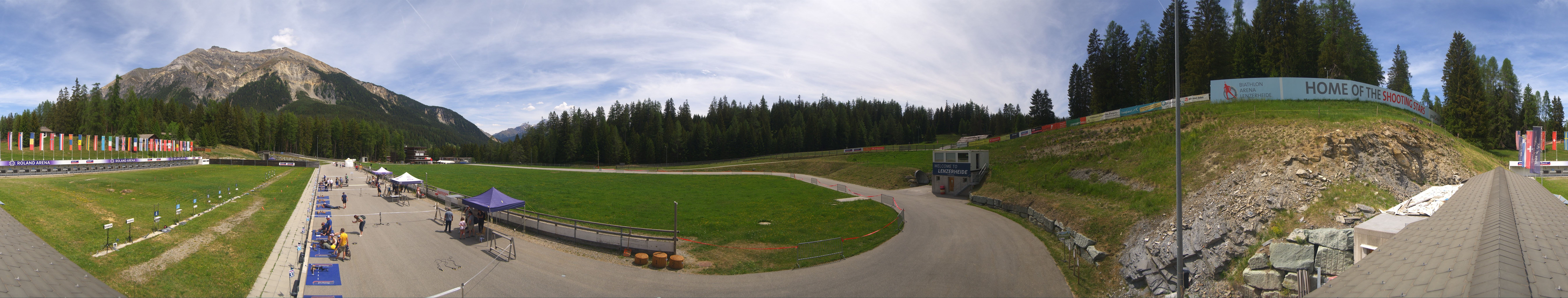 Archiv Foto Webcam Lenzerheide Biathlon Arena