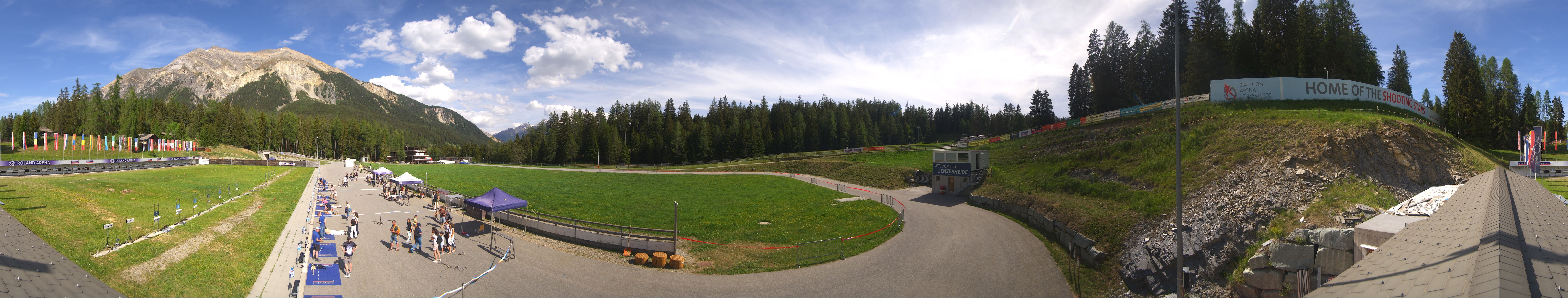 Archiv Foto Webcam Lenzerheide Biathlon Arena