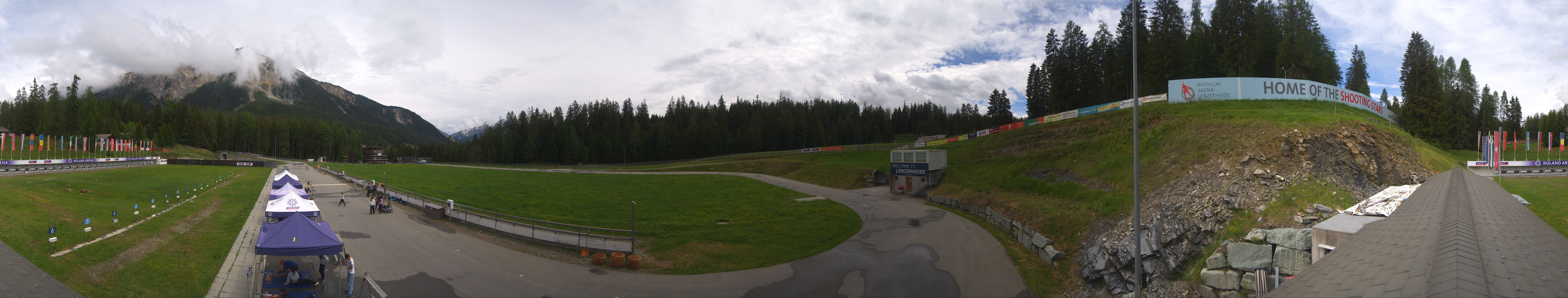 Archiv Foto Webcam Lenzerheide Biathlon Arena