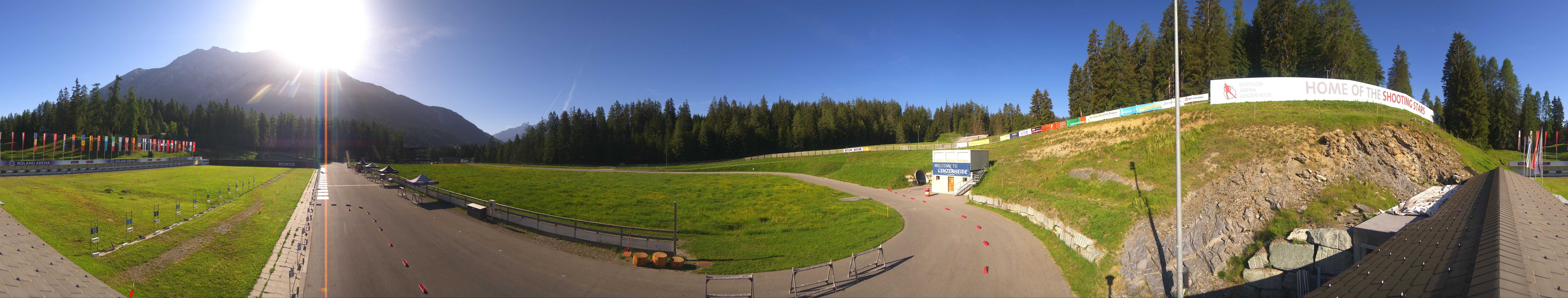 Archiv Foto Webcam Lenzerheide Biathlon Arena