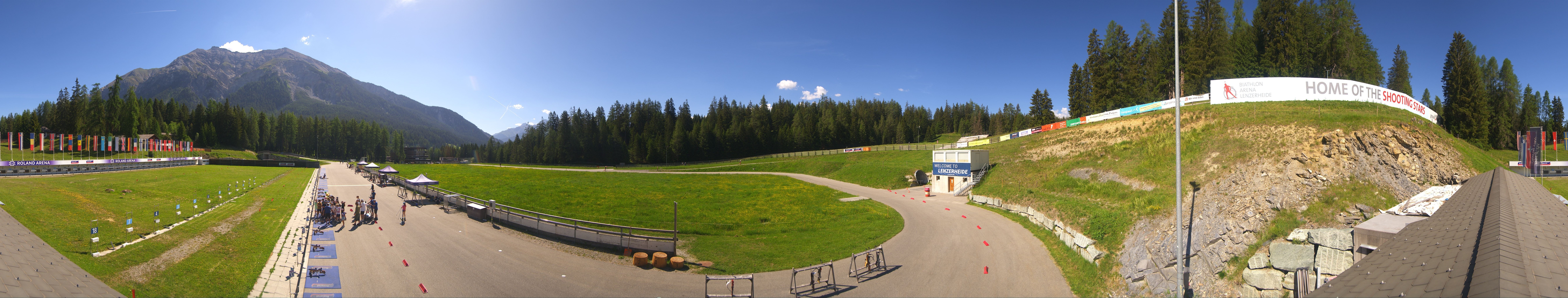 Archiv Foto Webcam Lenzerheide Biathlon Arena