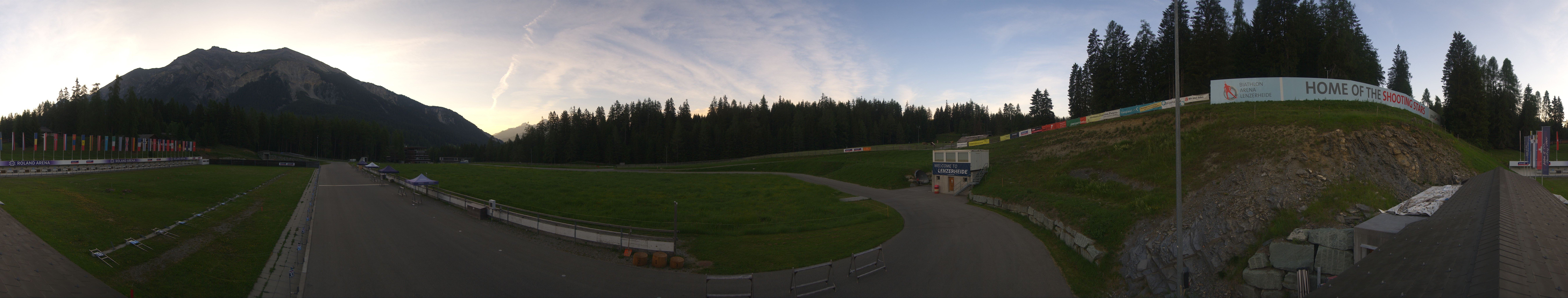 Archived image Webcam Biathlon Arena in Lenzerheide
