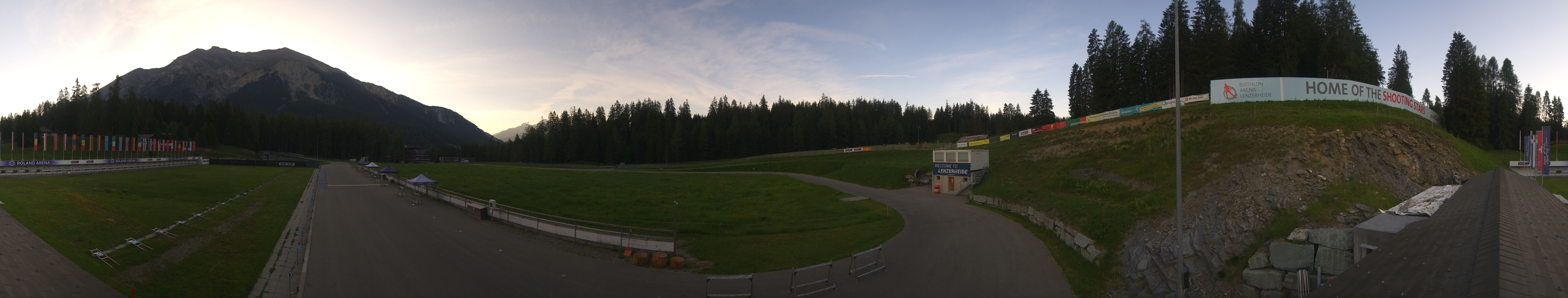 Archived image Webcam Biathlon Arena in Lenzerheide