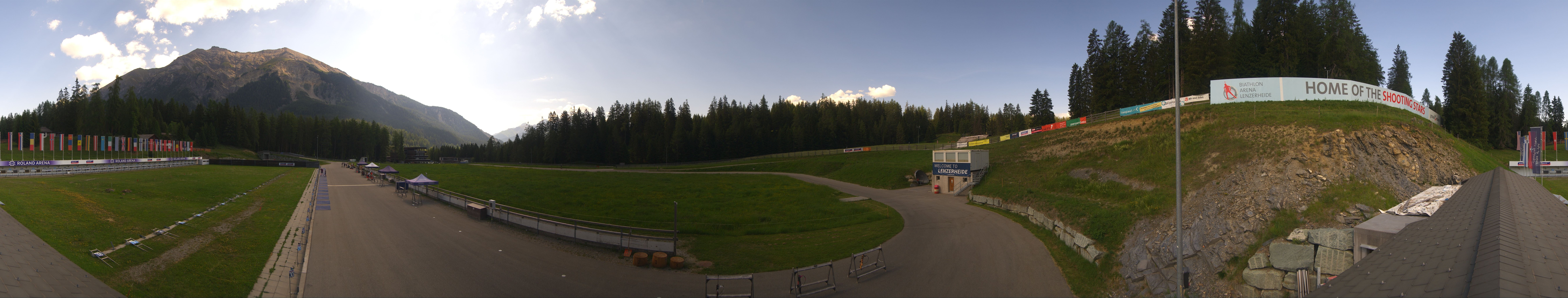 Archived image Webcam Biathlon Arena in Lenzerheide