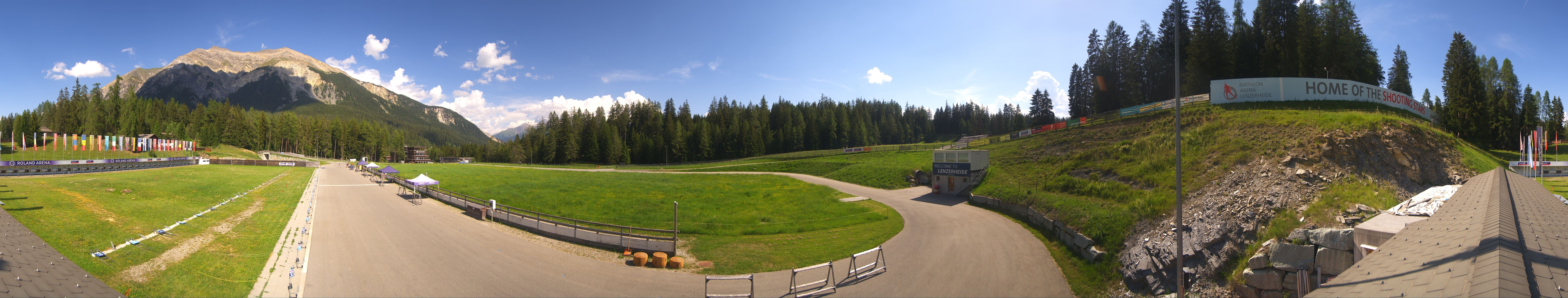 Archived image Webcam Biathlon Arena in Lenzerheide