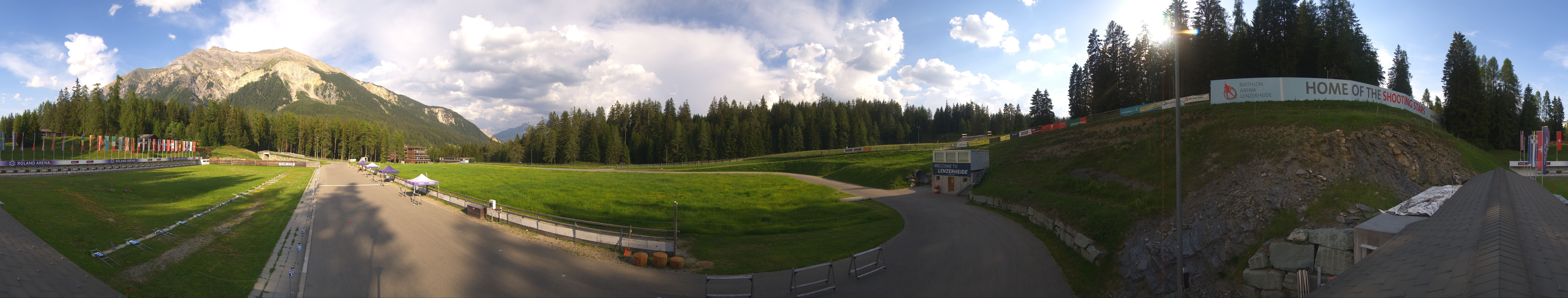 Archiv Foto Webcam Lenzerheide Biathlon Arena