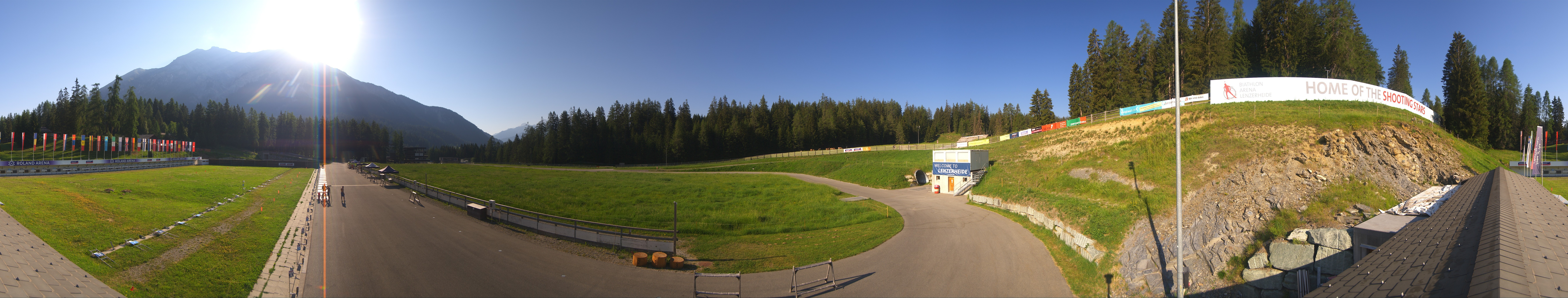Archiv Foto Webcam Lenzerheide Biathlon Arena