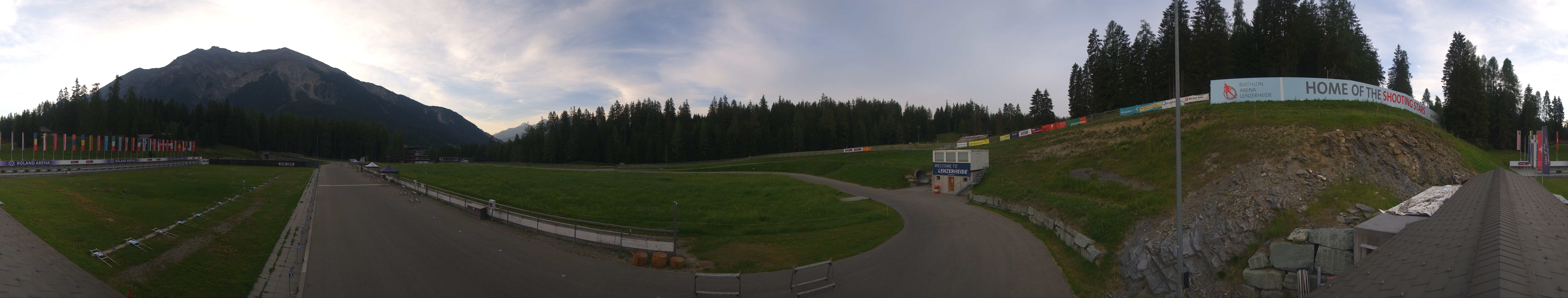 Archived image Webcam Biathlon Arena in Lenzerheide