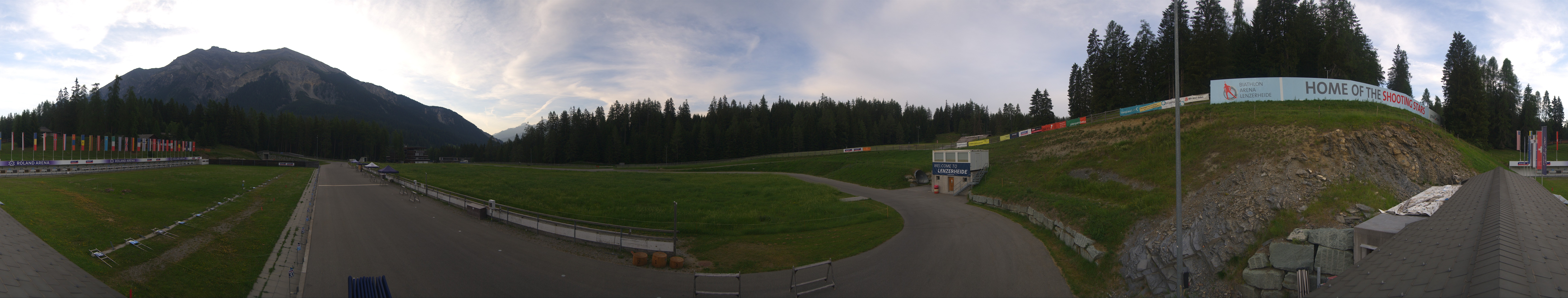 Archived image Webcam Biathlon Arena in Lenzerheide