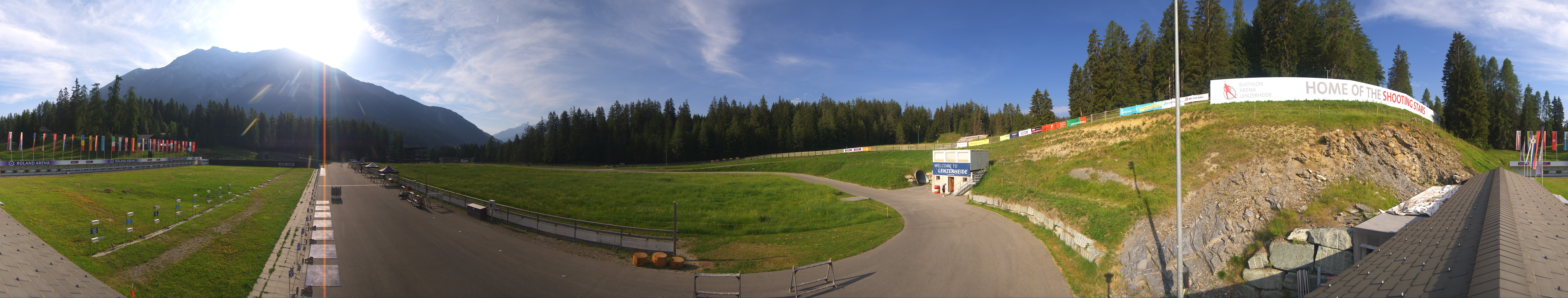 Archived image Webcam Biathlon Arena in Lenzerheide