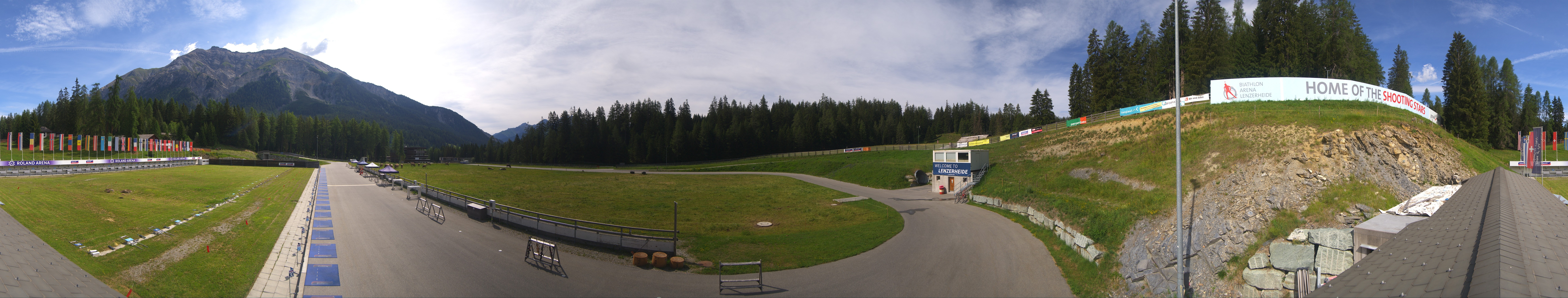 Archived image Webcam Biathlon Arena in Lenzerheide
