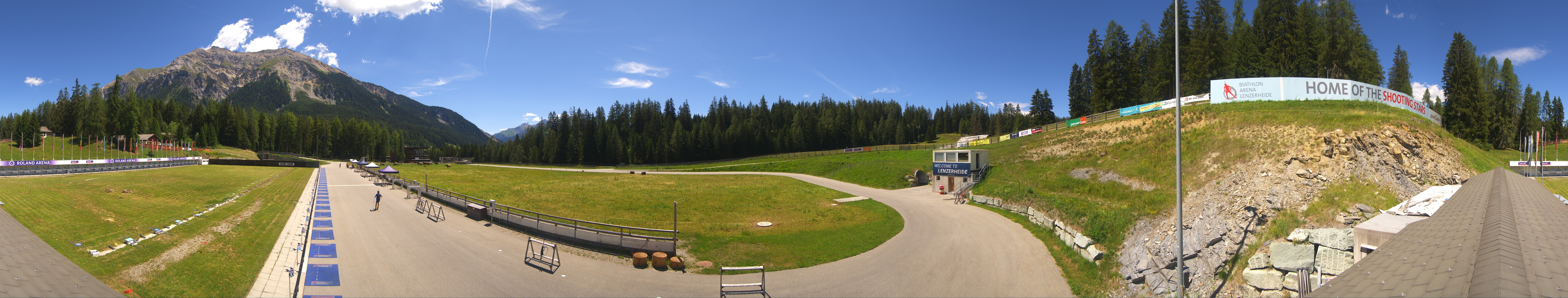 Archived image Webcam Biathlon Arena in Lenzerheide
