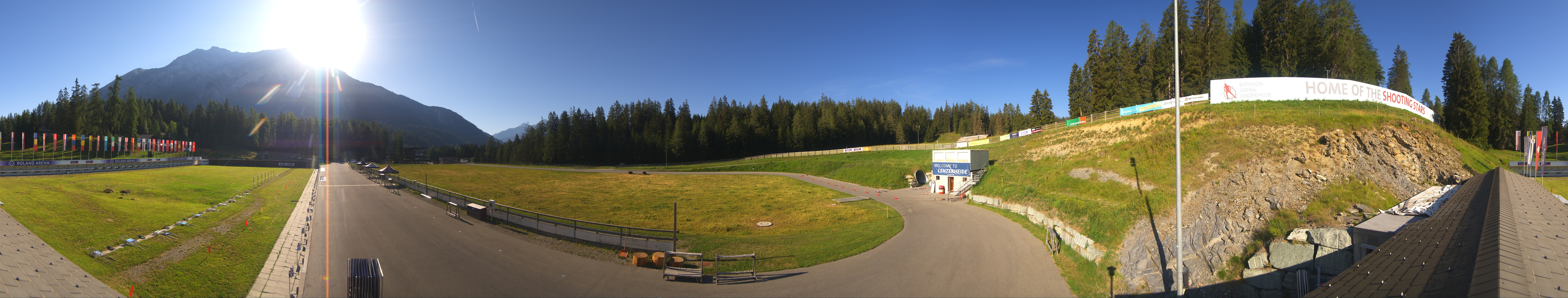 Archiv Foto Webcam Lenzerheide Biathlon Arena