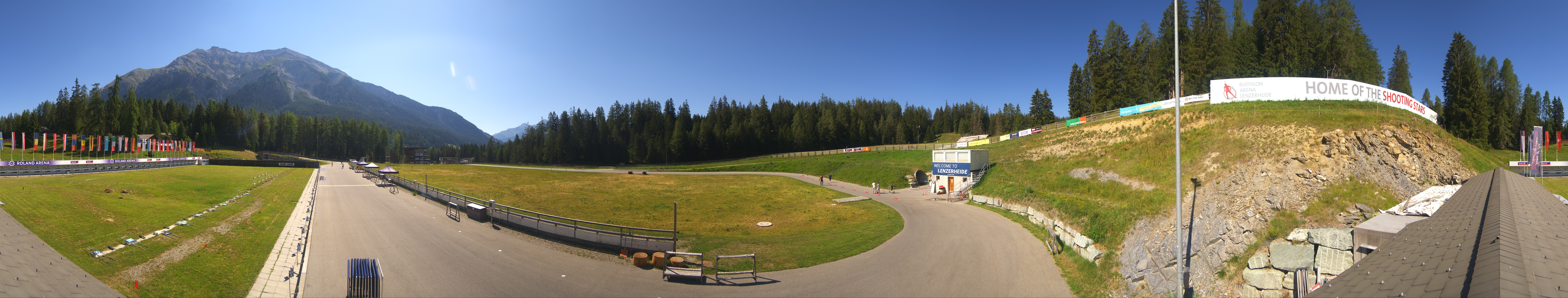 Archiv Foto Webcam Lenzerheide Biathlon Arena