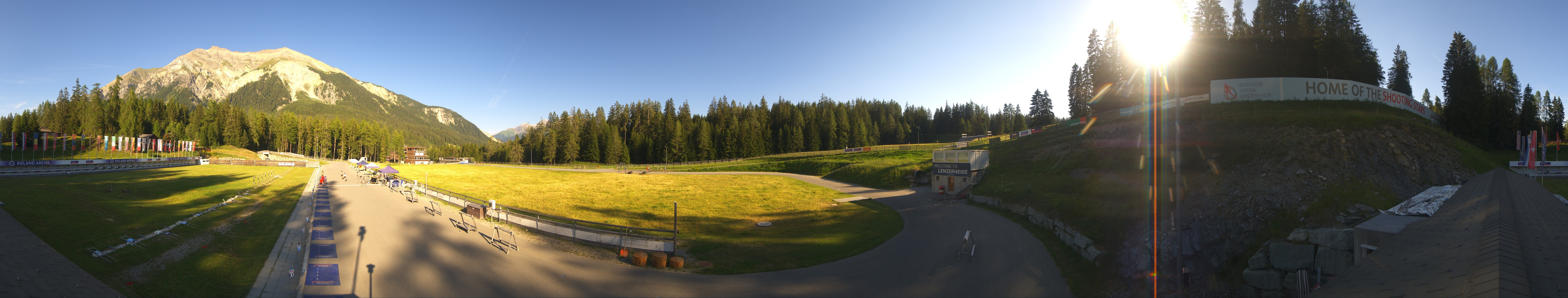 Archiv Foto Webcam Lenzerheide Biathlon Arena