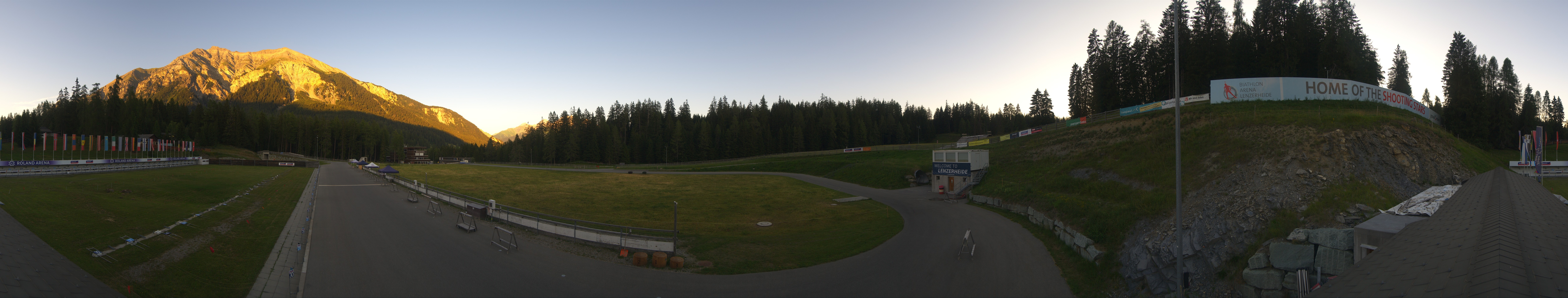 Archived image Webcam Biathlon Arena in Lenzerheide