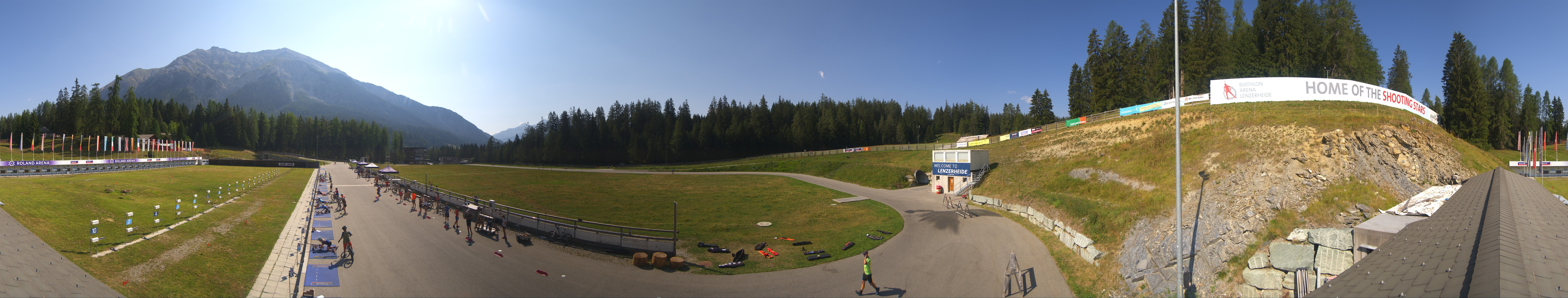 Archiv Foto Webcam Lenzerheide Biathlon Arena