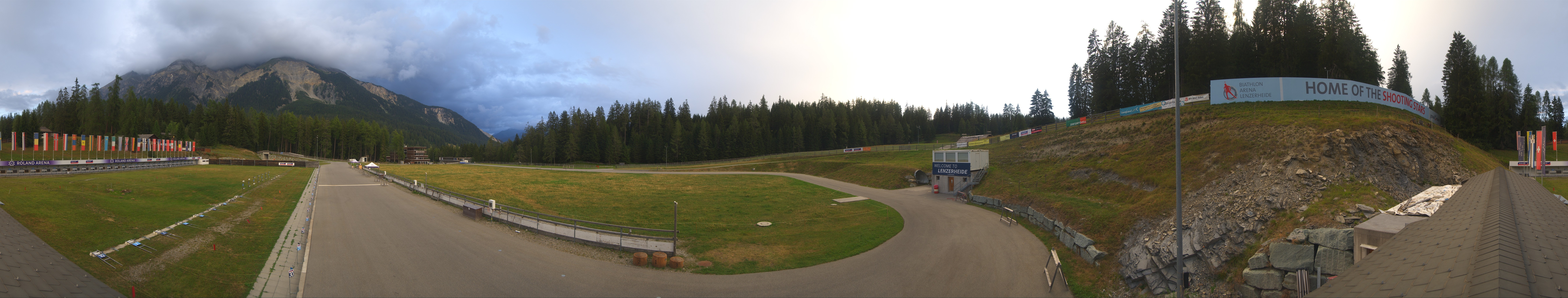Archived image Webcam Biathlon Arena in Lenzerheide