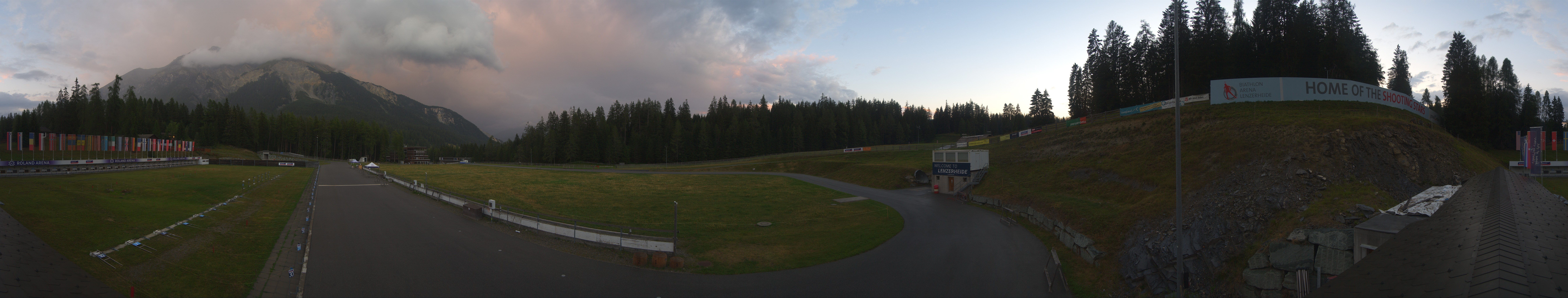 Archived image Webcam Biathlon Arena in Lenzerheide