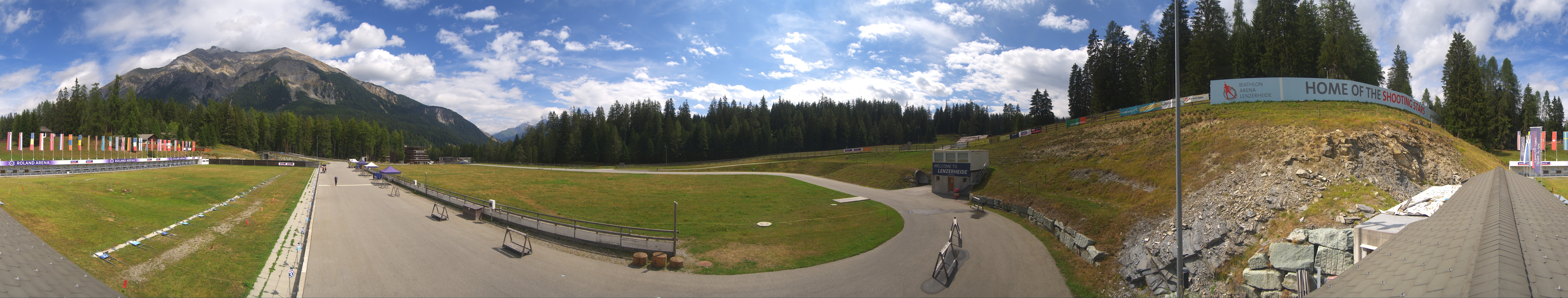 Archiv Foto Webcam Lenzerheide Biathlon Arena