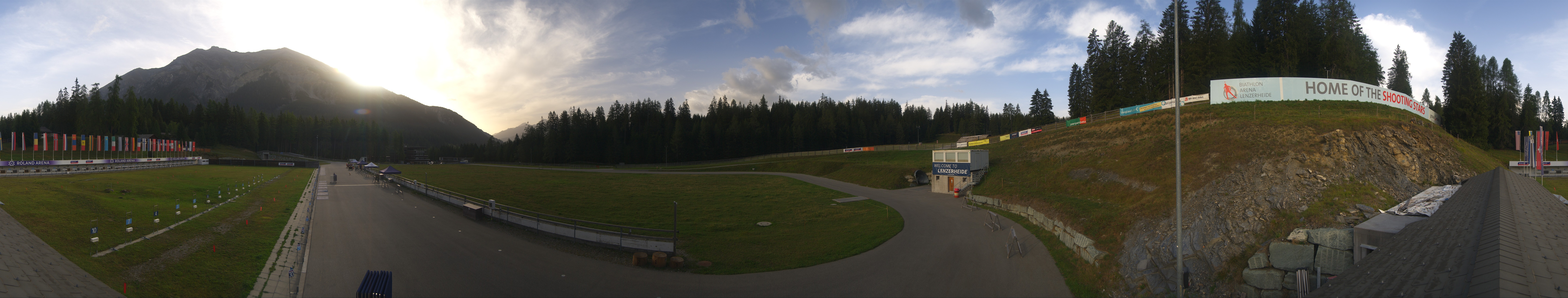Archiv Foto Webcam Lenzerheide Biathlon Arena