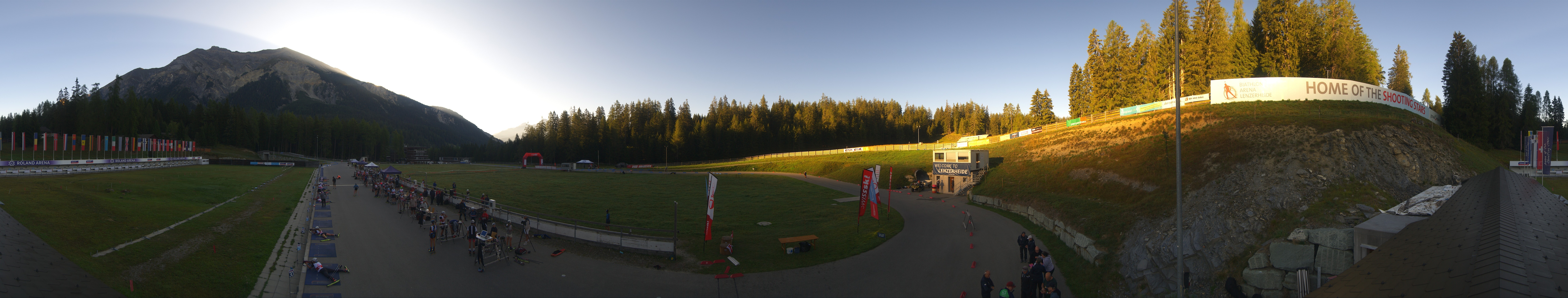 Archiv Foto Webcam Lenzerheide Biathlon Arena