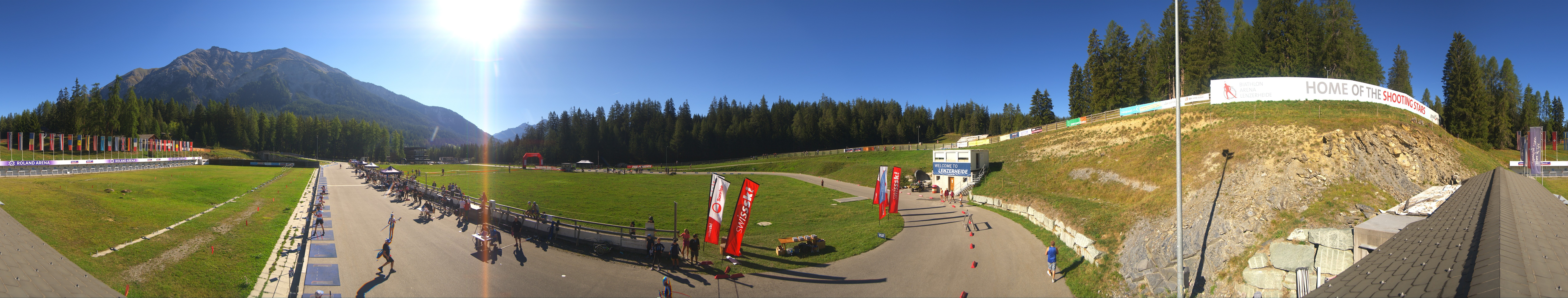 Archiv Foto Webcam Lenzerheide Biathlon Arena