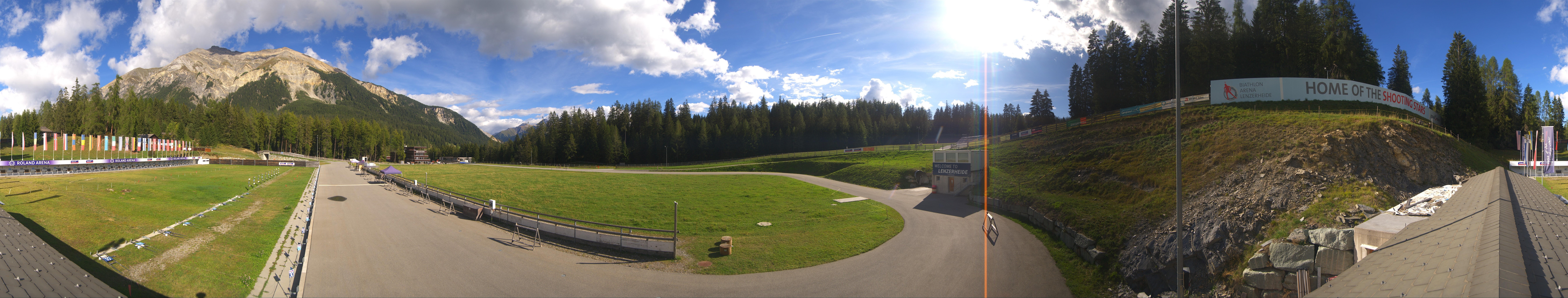 Archived image Webcam Biathlon Arena in Lenzerheide