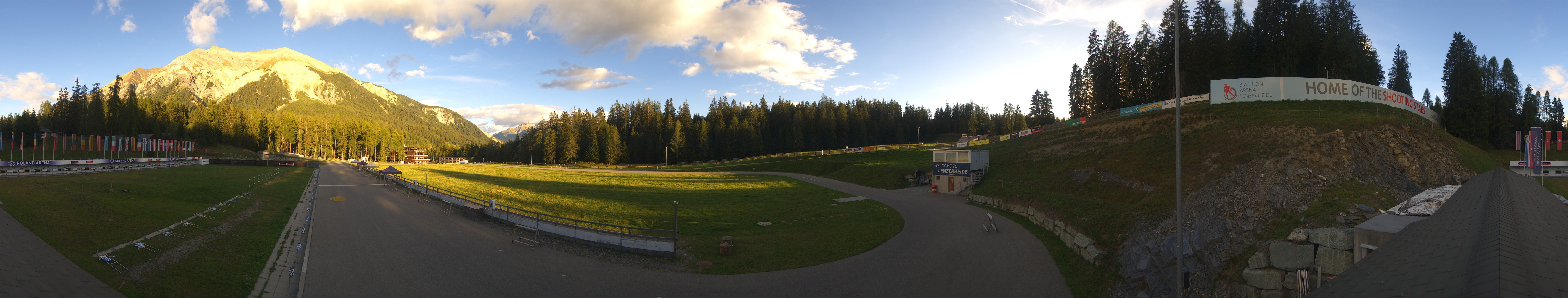 Archiv Foto Webcam Lenzerheide Biathlon Arena