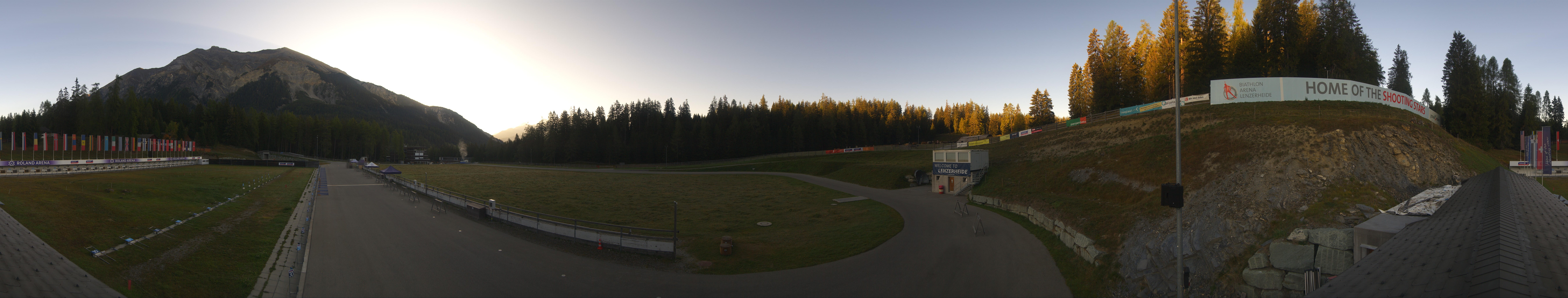 Archiv Foto Webcam Lenzerheide Biathlon Arena
